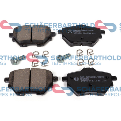 ORIGINAL SchÃ¤ferbarthold - 95525378-OEOPE - Brake Pad Set, disc brake - Na nasem stanju ORIGINALNI DIO OPEL.