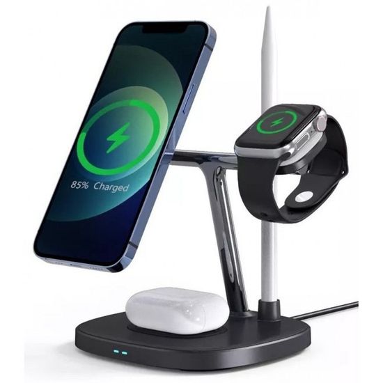 Беспроводное зарядное устройство WiWU M8 4in1 Черный