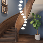 Citilux ATMAN SMART CL226A091 LED RGB Умная подвесная люстра Матовый Хром