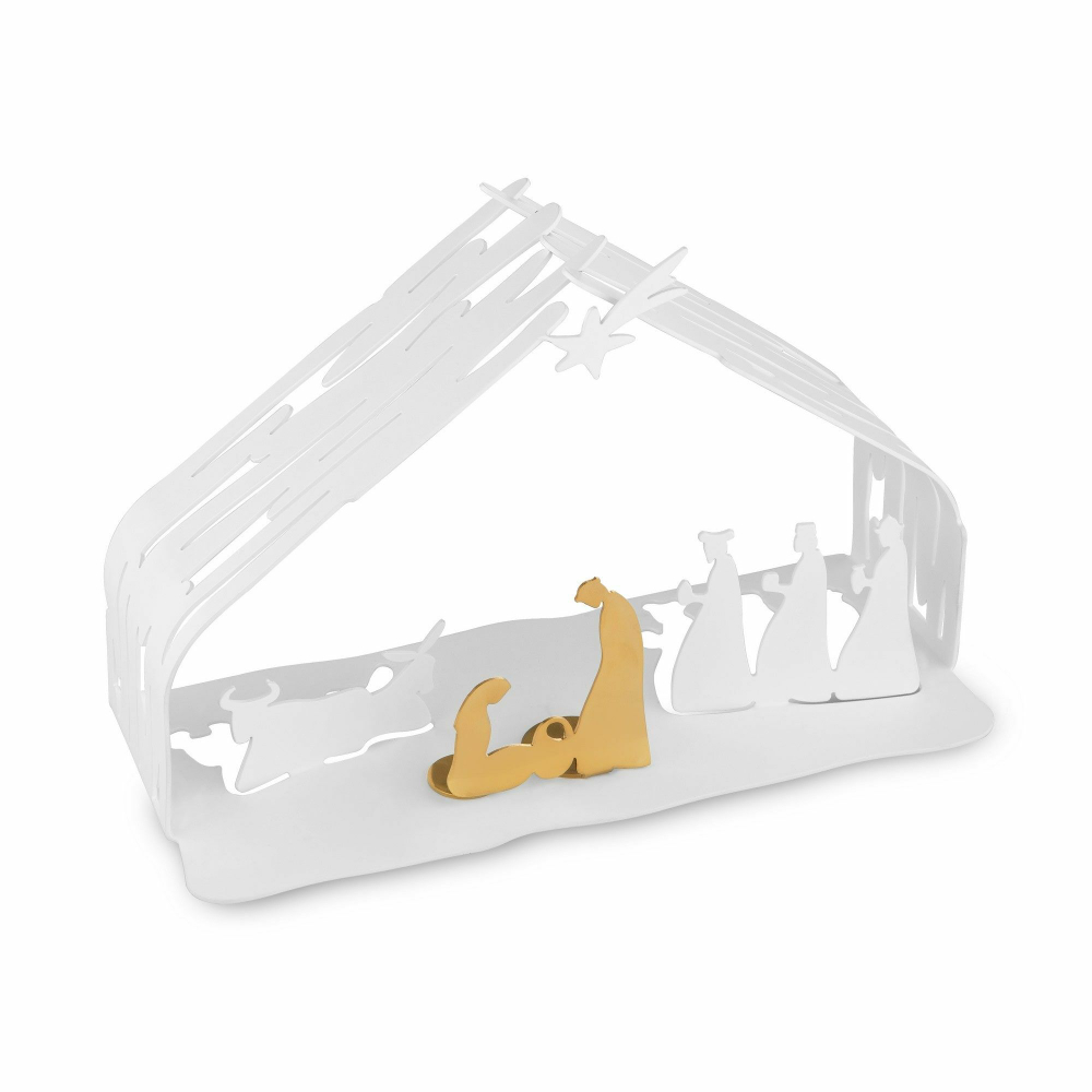 Alessi - Вертеп из коры, белый / артикул   BM09 W  / GTIN