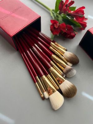 НАБОР КИСТЕЙ ДЛЯ МАКИЯЖА MAKEUPSTOREKZ  RED SET