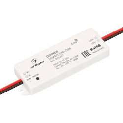 Диммер SMART-UNI-DIM (12-24V, 1x5A, 2.4G) (Arlight, IP20 Пластик, 5 лет) 031607