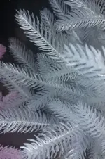 Белая елка «Хрустальная» (Литая хвоя прозрачно-белая) 3 м