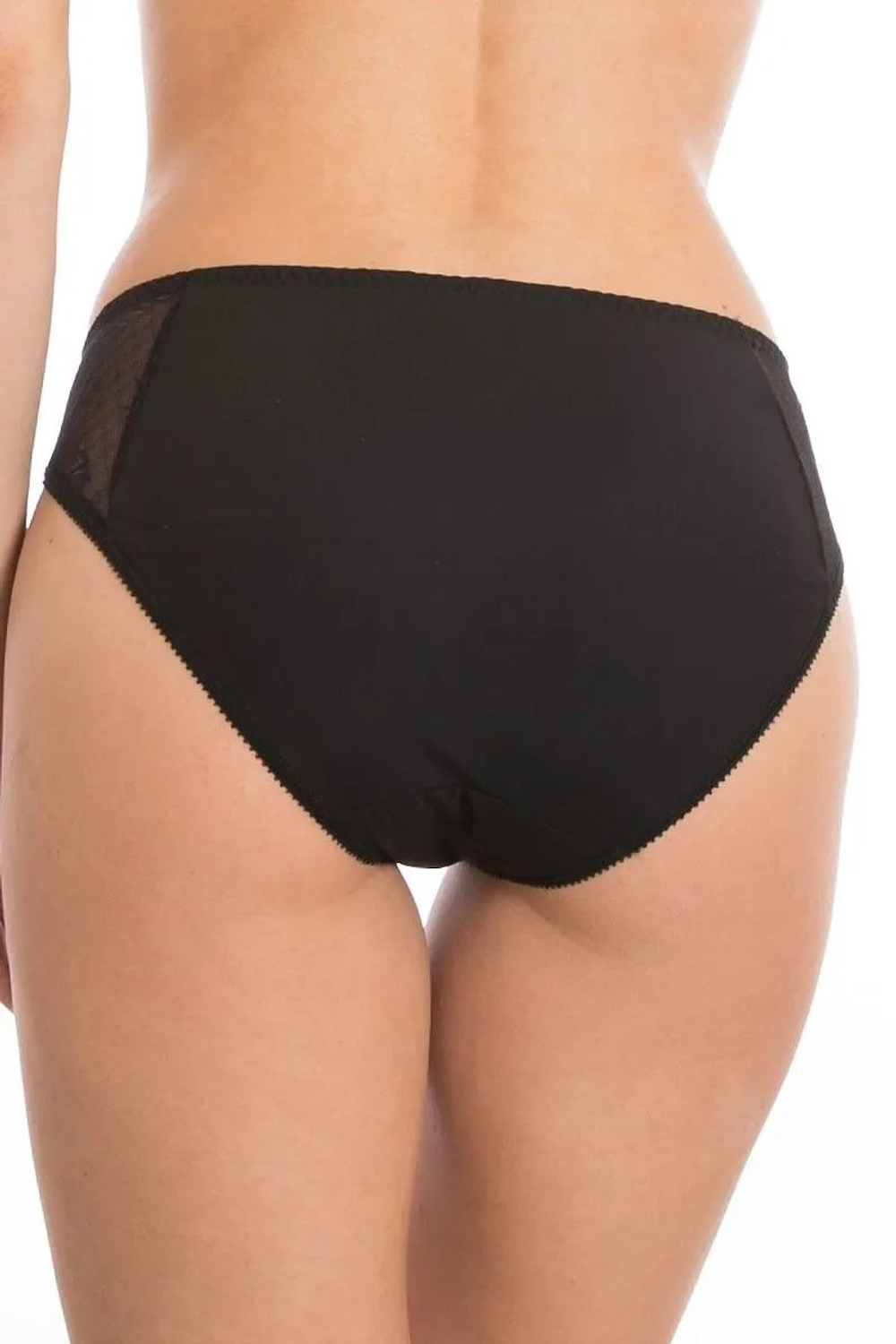 Трусы-слипы с высоким вырезом по линии бедра Thalia (Размер: 44) (Цвет: кремовый)