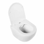 Унитаз подвесной BelBagno Amanda BB051CHR безободковый, с крышкой микролифт, с инсталляцией и кнопкой хром