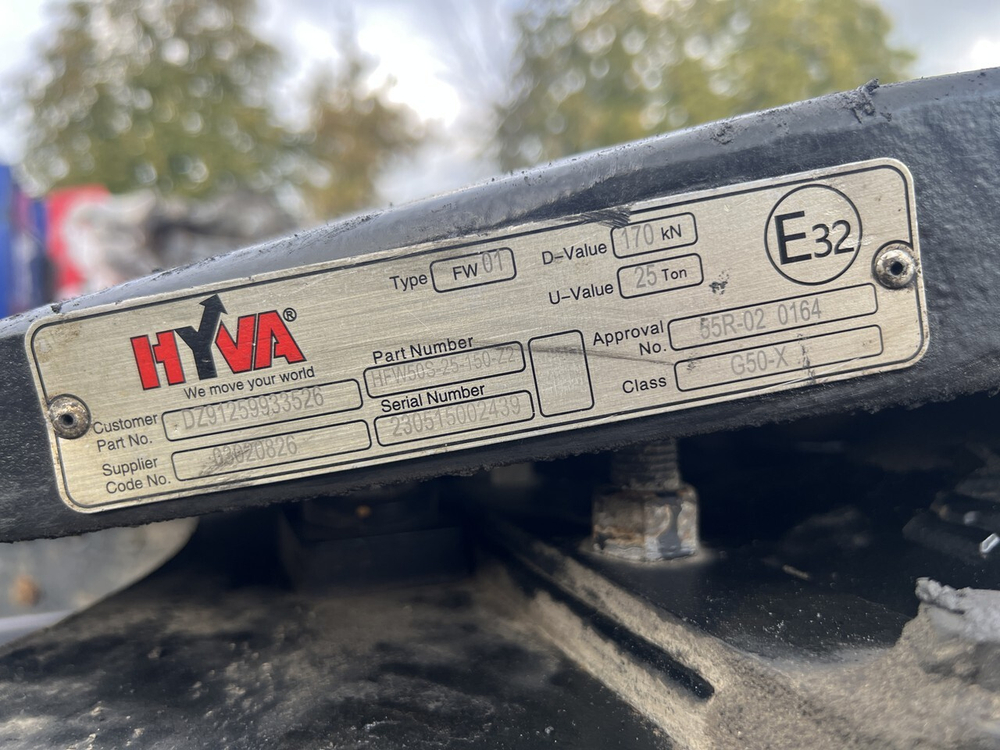 Седло HYVA 150мм 2023г.
