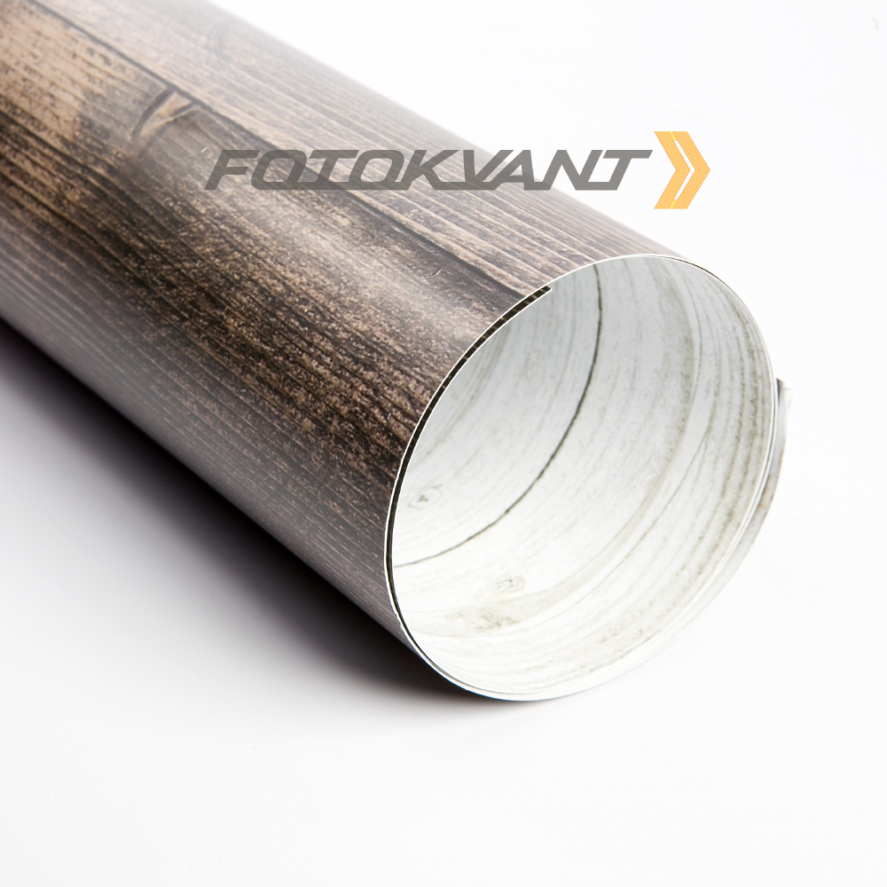 Фон бумажный двусторонний Fotokvant BPH-5070 под текстуру дерева тёмный/светлый