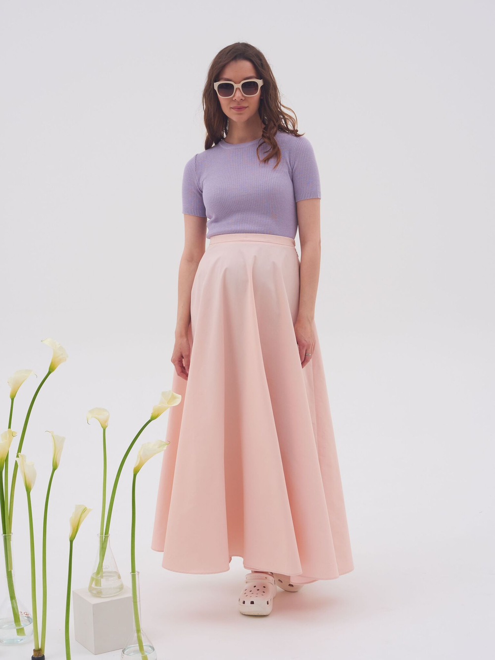 Футболка вязаная