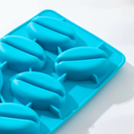 Форма для кондитерских изделий «Кофейные зерна», 21*11*2,5 см, 18 ячеек, цвет МИКС