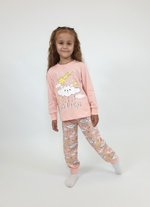 7-43-4 Пижама для девочки Luneva