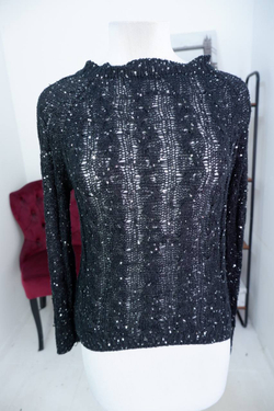 Джемпер с пайетками, визуально 44/46 размер