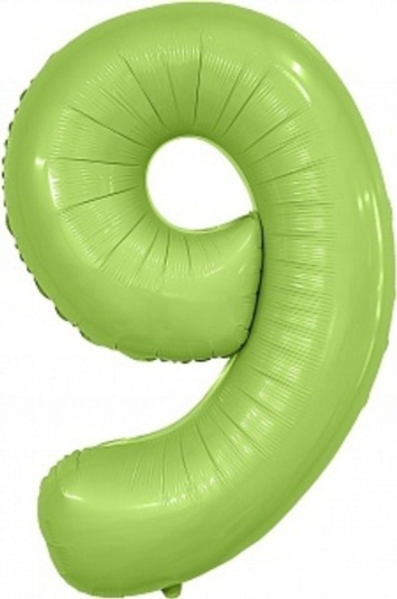 Р Цифра 9 Slim Фисташка (40''/102 см)