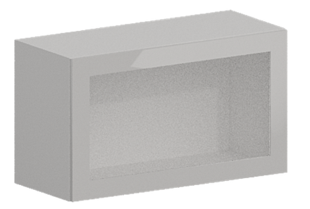 Кухня Модуль ШВГС 809 Графит / Белый Глянец