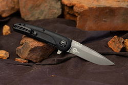 Складной нож Biker Z D2 TacWash Black G10
