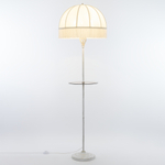 Citilux Базель CL407921T Торшер патина со столиком и бежевым абажуром