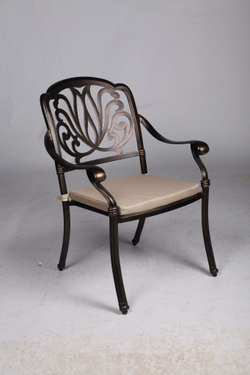 Подушка для кресла из литого алюминия