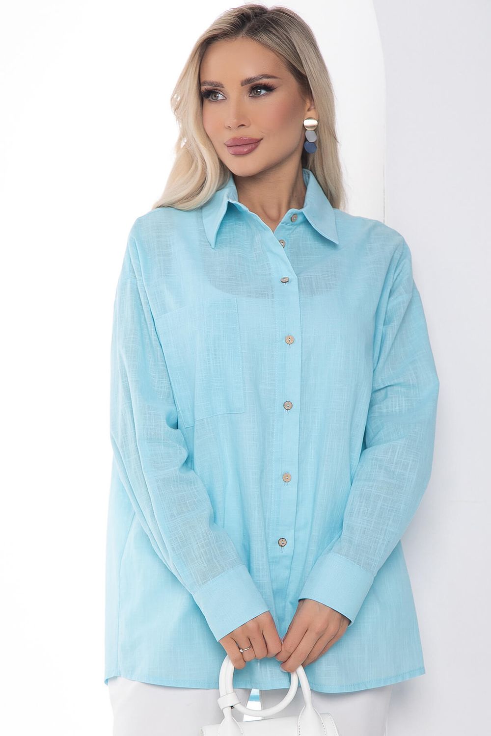 Рубашка Харли (голубая) Б10582 LT Collection