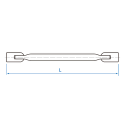 KING TONY (1A06MR) Набор торцевых ключей с шарниром, 8-19 мм, 6 предметов