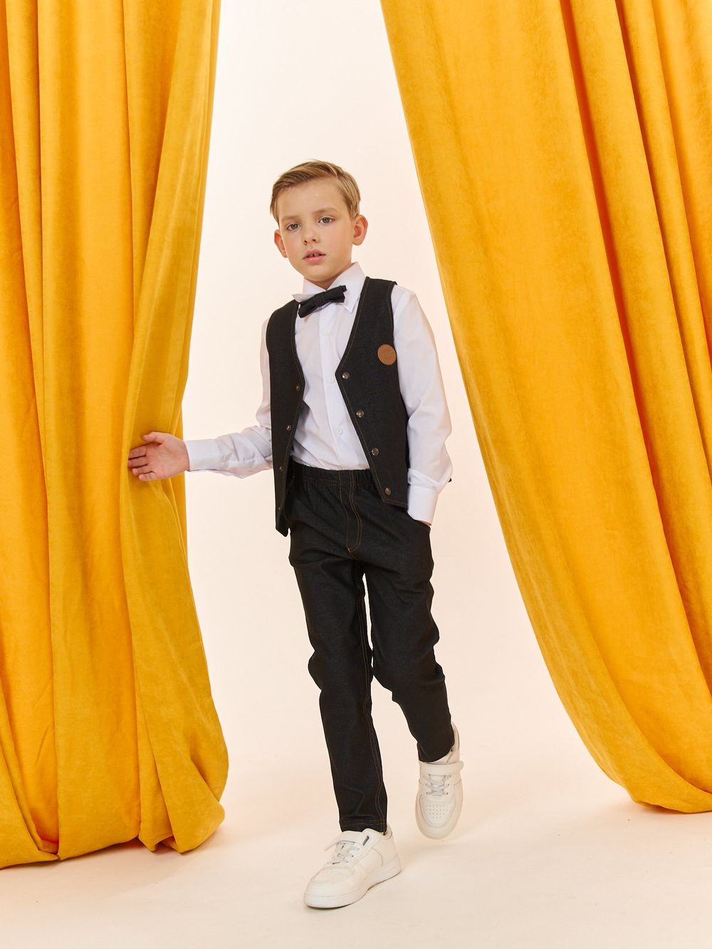 Чиносы из джинскота "Графит"