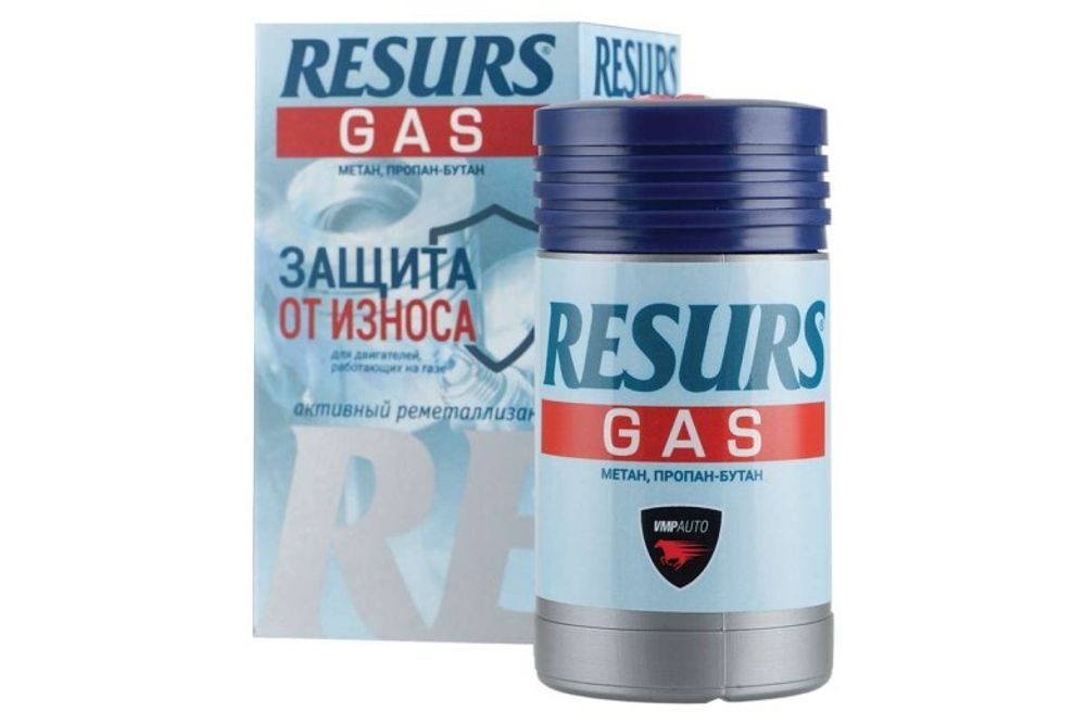 Присадка в двигатель 50 мл реметаллизант  Resurs GAS  (ВМПАВТО)