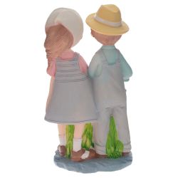 GAEM Фигурка декоративная "Мальчик с девочкой", L9,5 W8 H18,5 см