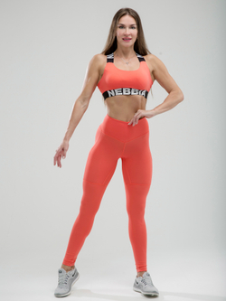 Лосины NEBBIA High waist Fit&Smart leggings 505 peach