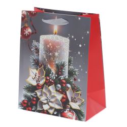 GAEM Пакет подарочный (бумага 210г/м2, блок 12шт), L18 W10 H23 см, 4в.