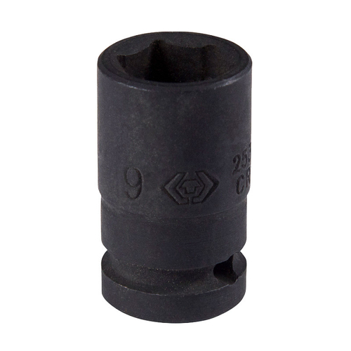 KING TONY (253509M) Головка торцевая ударная шестигранная 1/4", 9 мм