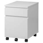 Комод на колёсиках - IKEA MALM/МАЛЬМ ИКЕА, 59х51х42 см, белый