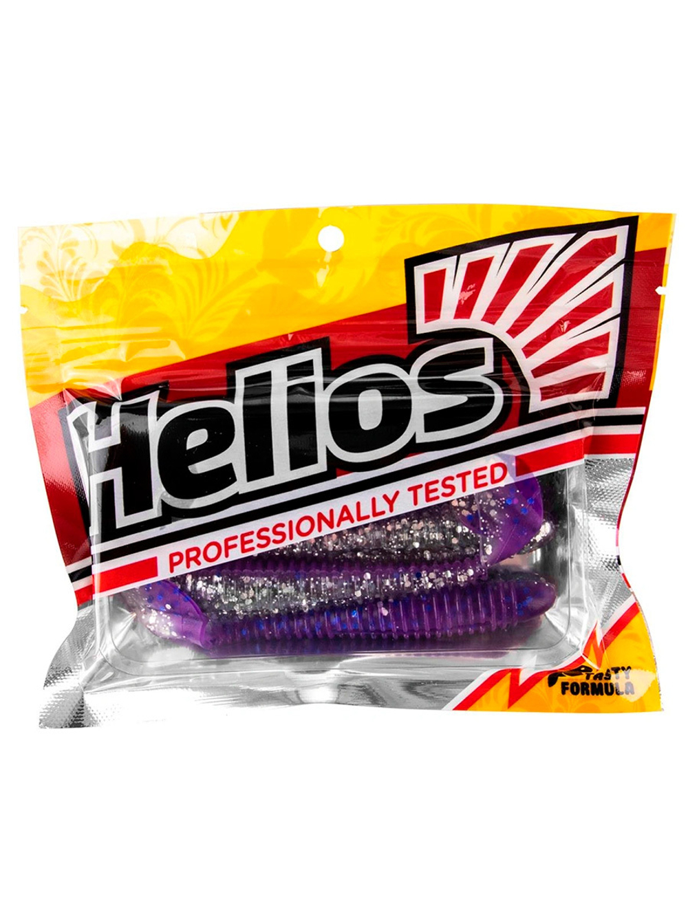 Виброхвост Helios Catcher 3,55"/9 см Black & Pearl 5шт. (HS-2-028)