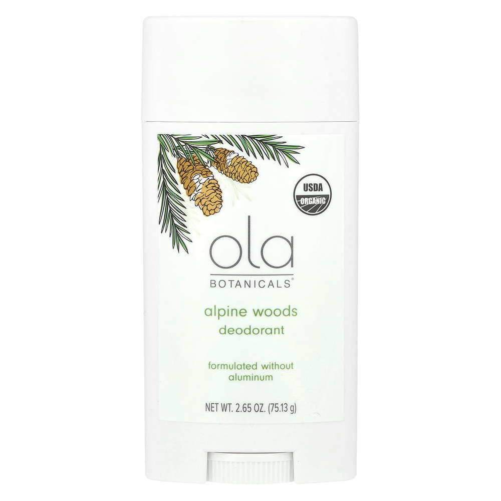 Dr. Mercola, Ola Botanicals®, дезодорант, альпийский лес, 75,13 г (2,65 унции)