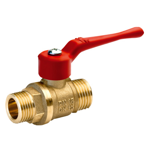 Кран шаровой 1/2'' нар/нар рукоятка 11Б27п1 БАЗ Standart PN40