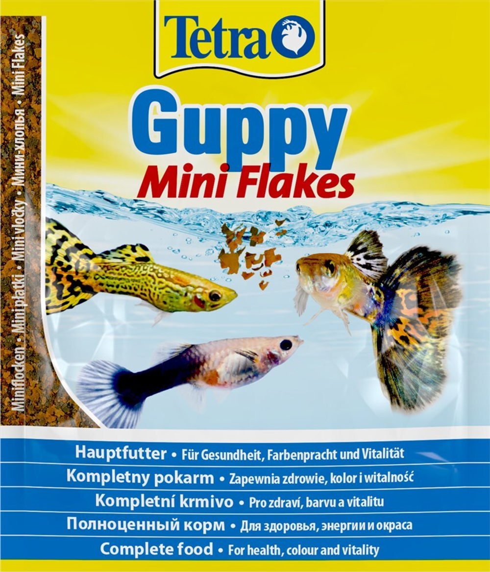 TetraGuppy  12гр пакет мини-хлопья