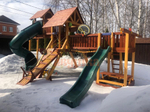 Деревянный игровой комплекс Савушка Lux - 15