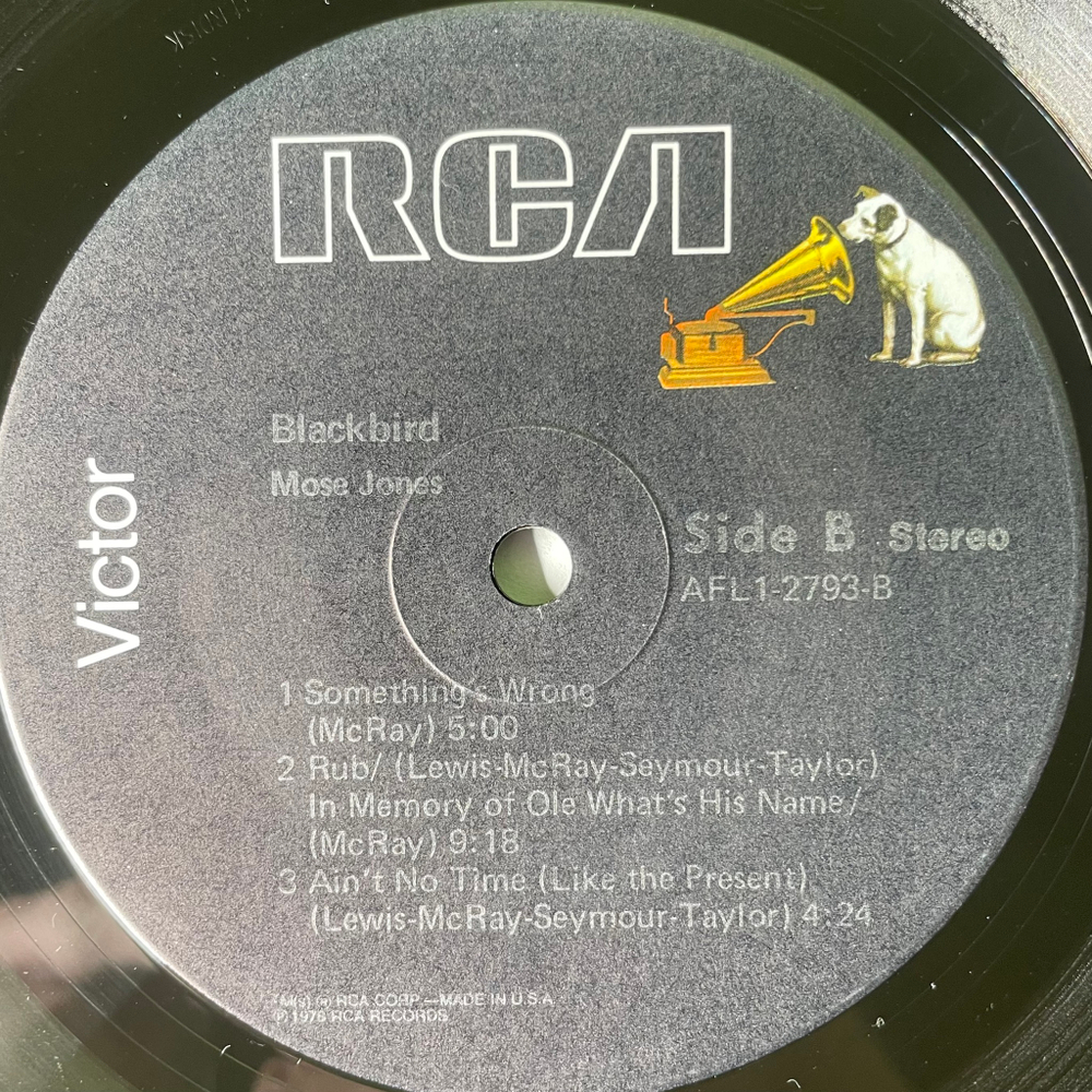 Mose Jones ‎– Blackbird (США 1978г.)