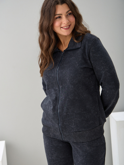 Костюм с брюками КБфп-584/варенка-графит