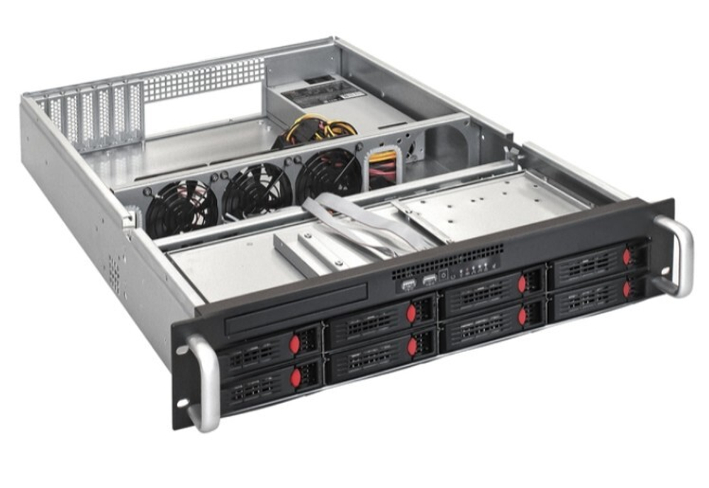Корпус серверный 2U Exegate Pro 2U550-HS08/1U-1000ADS