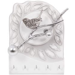 Полка-ключница Терра Бранч Айс Античное Серебро