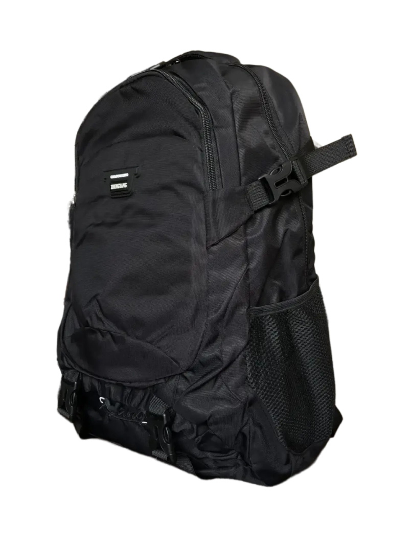 Рюкзак туристический усиленный QOZA, черный, 22 литра