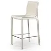 Полубарный стул Barrie 65 см бежевая кожа