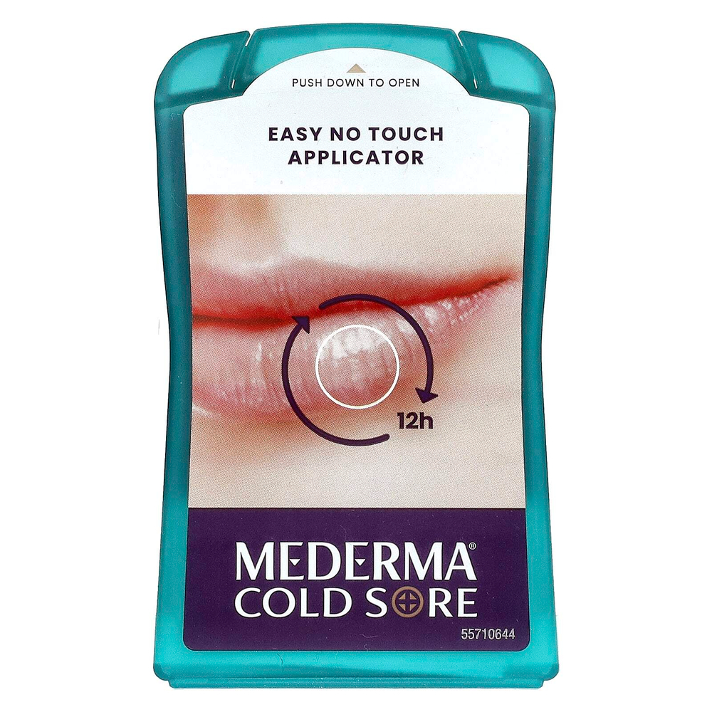 Mederma, герпес, незаметный заживляющий патч, 15 шт.