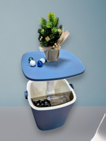 Стол пластиковый мини-бар Tagliamento Pop Up Cool Bar, синий, белый