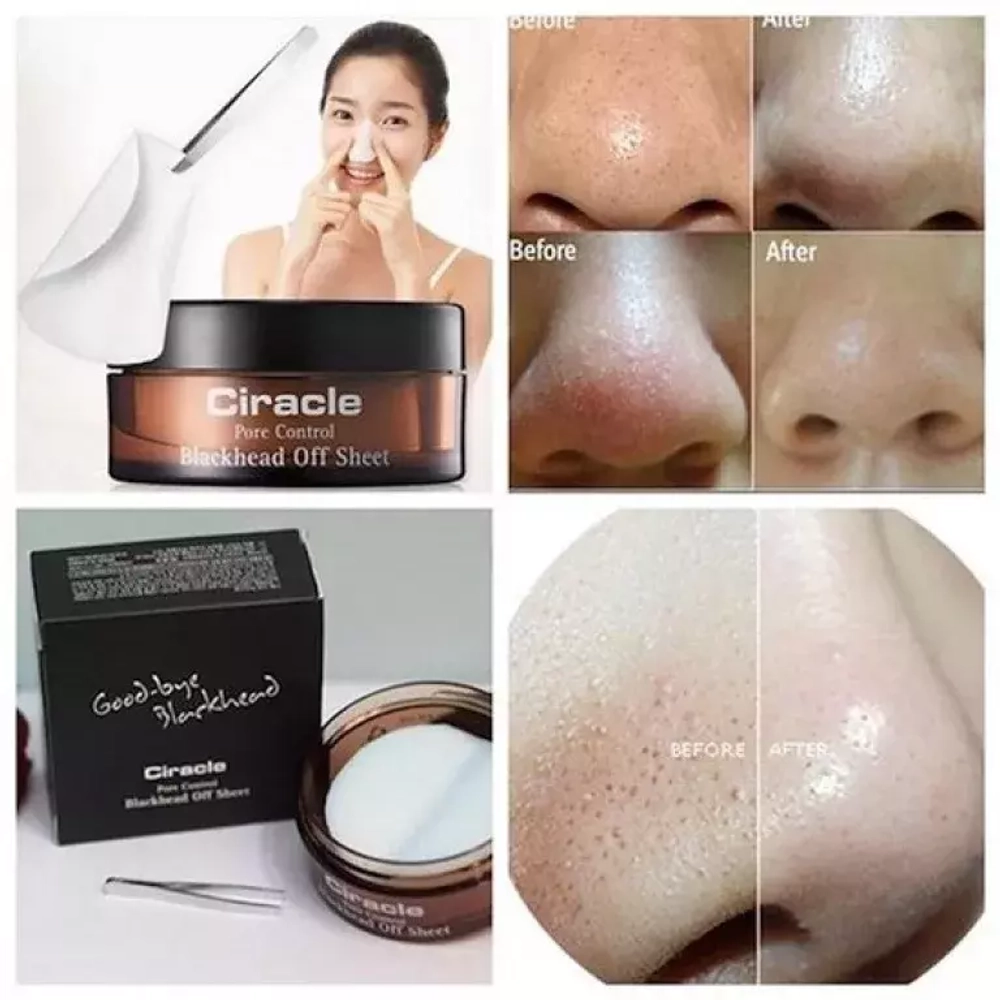 Ciracle Салфетки для удаления черных точек - Blackhead off sheet (40шт), 50мл, шт
