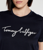 Футболка REG C-NK SIGNATURE Tommy Hilfiger - темно-синий(WW0WW41674)