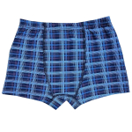 Трусы для мальчиков 13516 32 синий в клет. (ТрансТекс), 1 шт.