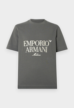 Emporio Armani Футболка с принтом - Серый
