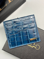 Картхолдер из кожи крокодила Zilli