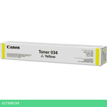 Тонер Canon 034 9451B001 желтый