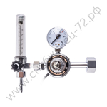 Регулятор расхода газа У-30/АР-40-1P-36В (универсальный, 1 манометр, подогреватель, латунь)