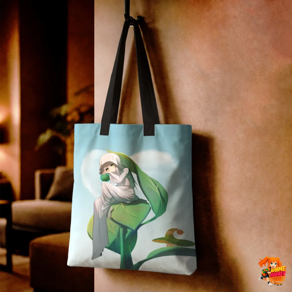 Сумка шоппер с принтом Genshin Impact